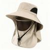 Men Women Summer Sun Hat, UV Protection Neck Flap Fisherman Bucket Hat for Outdoor Hunting Fishing Hiking Camping