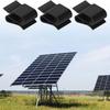 30Pieces Elegant Black Solar Wire Clip for Efficient Module Easy Installation Sturdy Plastic Materials 25x16mm
