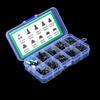 180PCS Tactile Push Button Switch Micro Momentary Tact Assortment Kit 10 Value 6 X 6mm 4 Pin Micro