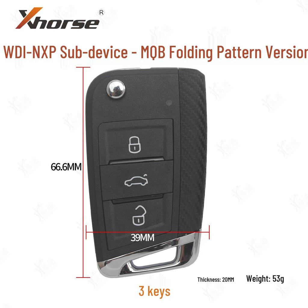 VVDI-NXP Дополнительный ключ для Volkswagen Golf 7 MQB Складной Тип Генерация Умной Карты