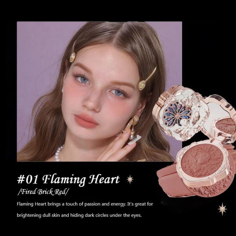 Flower Knows - Румяна-крем "Маленький Ангел" - 01 Пылающее Сердце
