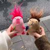 Bag Pendant Long-haired Capybara Doll Pendant Hanging Bags Decor Capybara Worm Doll Pendant