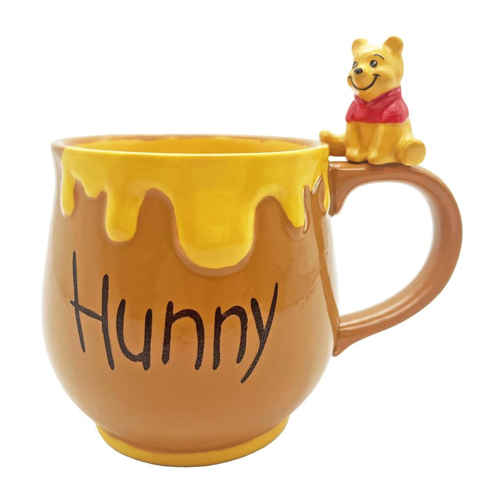Disney the Mug with Approximately 12 X 12 Featuring a Funny Perfect As a Birthday Gift or Tableware Product "Winnie Pooh" Figure, Cm, 250ml, "Hungry"