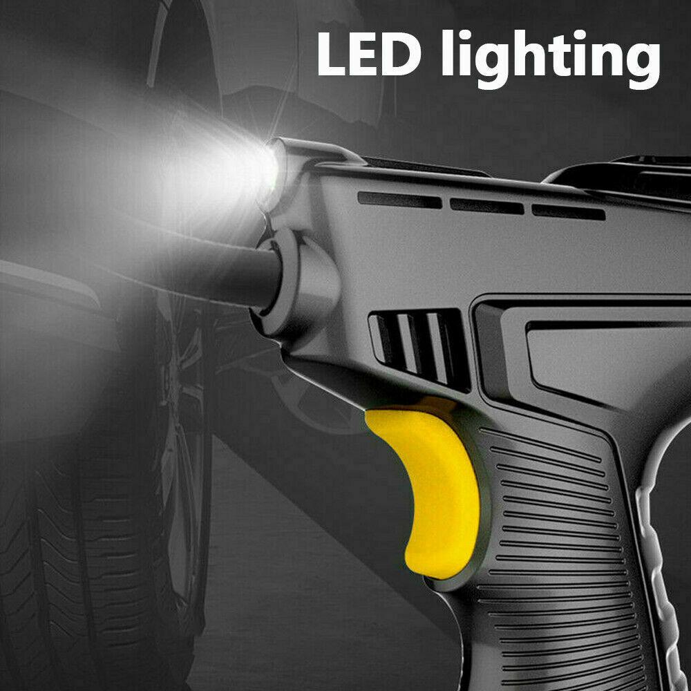 Автоматический беспроводной цифровой автомобильный насос для накачивания шин с ЖК-дисплеем, ручной воздушный компрессор