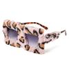 Солнцезащитные очки Y2K Oversized Plush Style Мягкие Пушистые Зимние Оттенки Вечеринка Рождество Хэллоуин Косплей Новинка Очки для Женщин