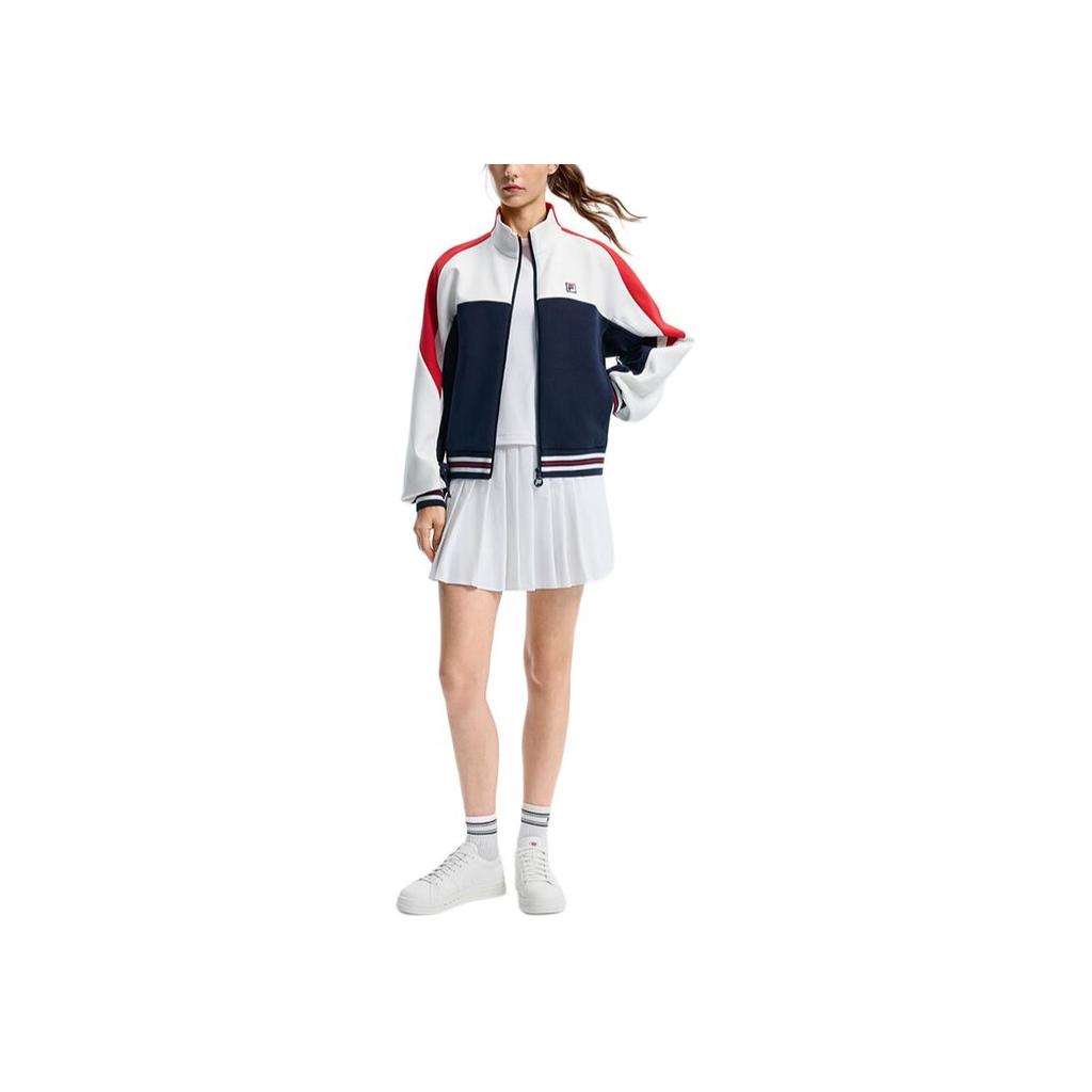 Fila Теннис Мода Повседневная Спортивная Куртка Женская Куртка Небесно-голубая A11W543516FBU