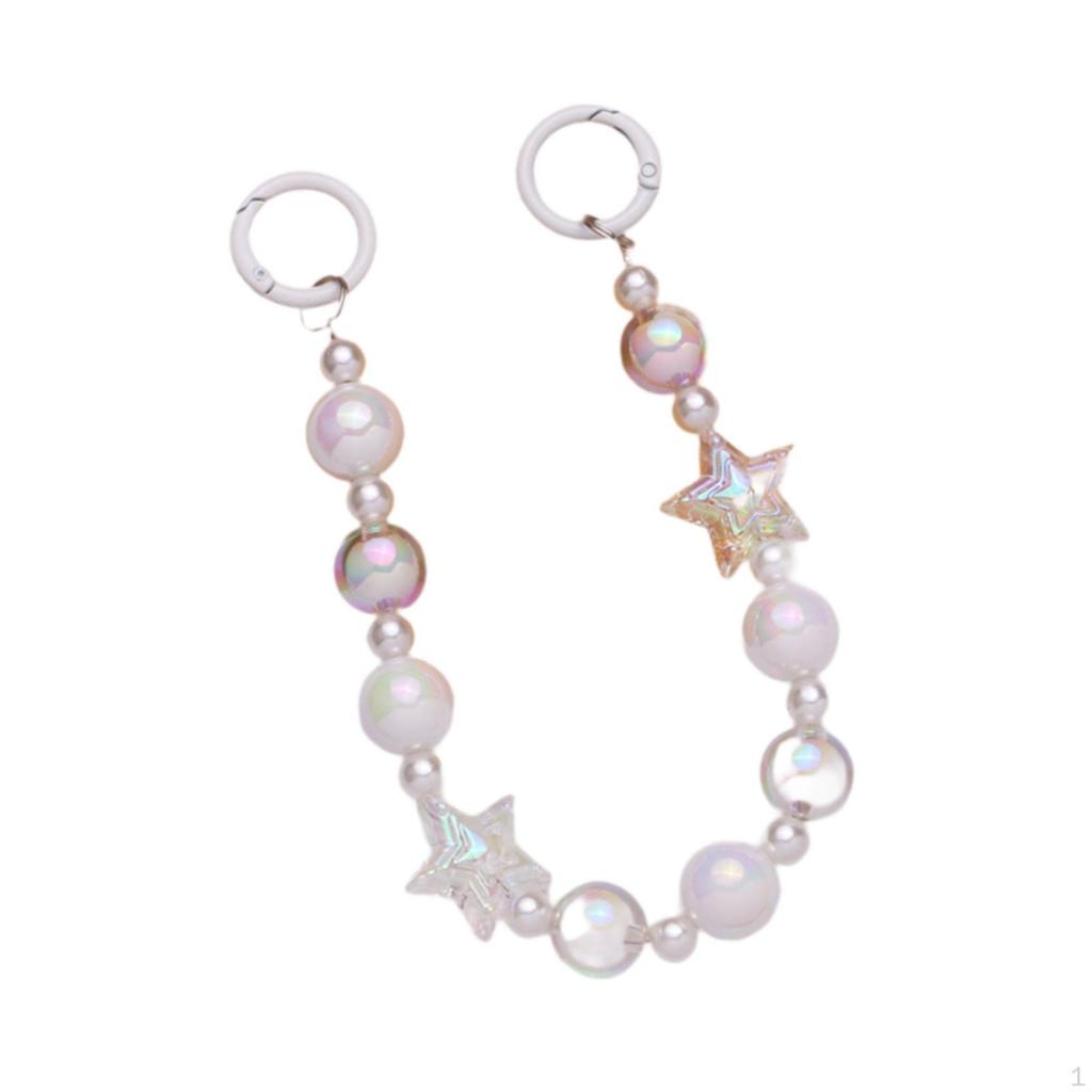 Beaded Purse Chain Extender Handbag Top Handle Phone Lanyard for Women Bag