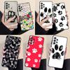 Чехол «Собаки для девочек, лучшие друзья, собачья лапа» для Samsung Galaxy A23 A33 A13 A21s A71 A31 A51 A53 A32 A52 A72 A22, черный мягкий чехол