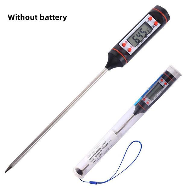 Kitchen Digital BBQ Food Thermometer Meat Cake Candy Fry Grill Dinning Household Cooking Thermometer Gauge Oven Thermometer Tool