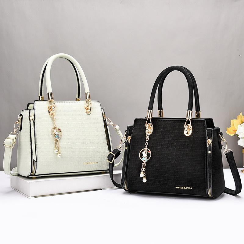 Сумка через плечо, сумка-слинг, женская, 2025, новая, нишевая мода, универсальная, большой вместимости, на плечо, портативная, женская сумка-тоут, женская сумка