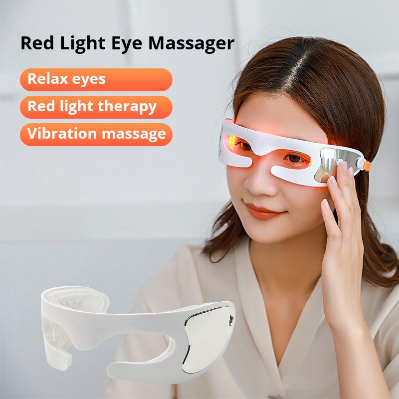 Red Light Frequency Eye Massager Vibration Massager To Relax Fatigue, Relieve Eyes Massage Eye Mask