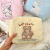 Cartoon Puppy Embroidered Cosmetic Bag INS Portable Makeup Bag Creative Bear Storage Bag  Outdoor