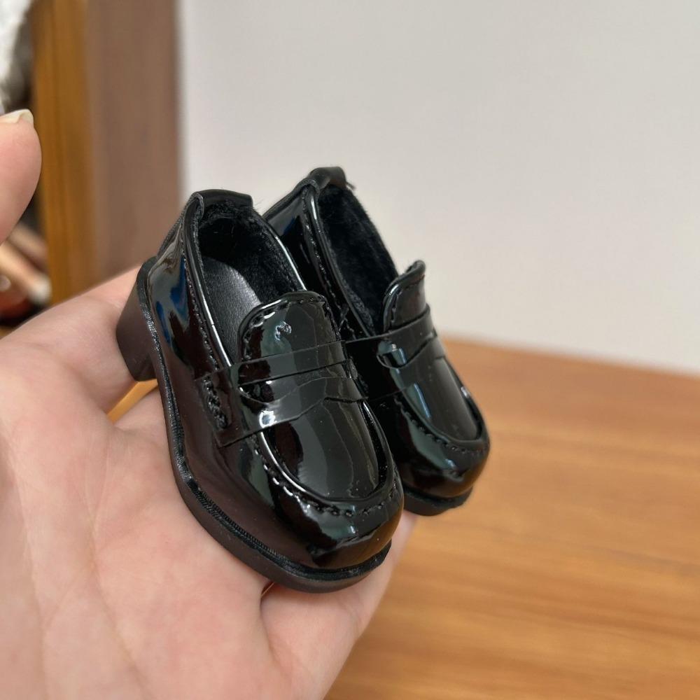 Internal length 5.9 * 2.5cm Dolls Bright Leather Boots Dress Up Footwear for 1/4 BJD Dolls