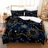 Sun And Moon Duvet Cover Set Black And White Colour Polyester Comforter Cover King Queen Full Size For Men Women Bedding Set