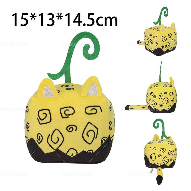 Новая плюшевая кукла Blox Fruits Аниме Игра Набитая Дракон Тираннозавр Лиса Кицунэ Фрукты Блокс Феникс Мамонты Плюшевая игрушка Подарки для детей