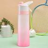 700ml Water Bottle Large-capacity BPA Free Spray Design Gradient Color Girls Outdoor Sport Fitness Water Cup Daily Use