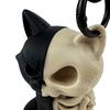 3D Printed Skeleton Cat Keychain Fidget Toy Animal Centerpiece Figurine with Movable Joints Desk Decor