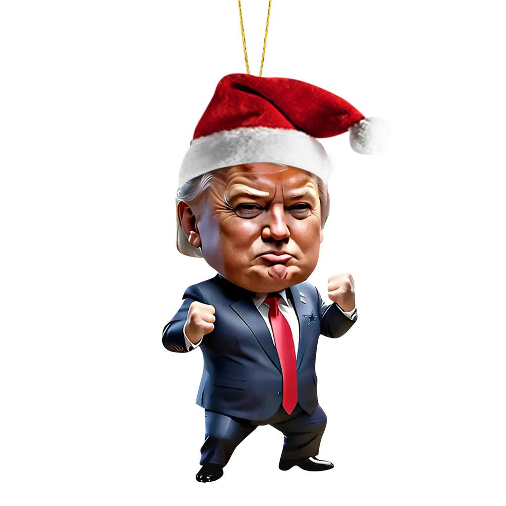 Cartoon Box Horse Pendant Popular Series Chain Christmas Tree Pendant Gift Christmas Decoration