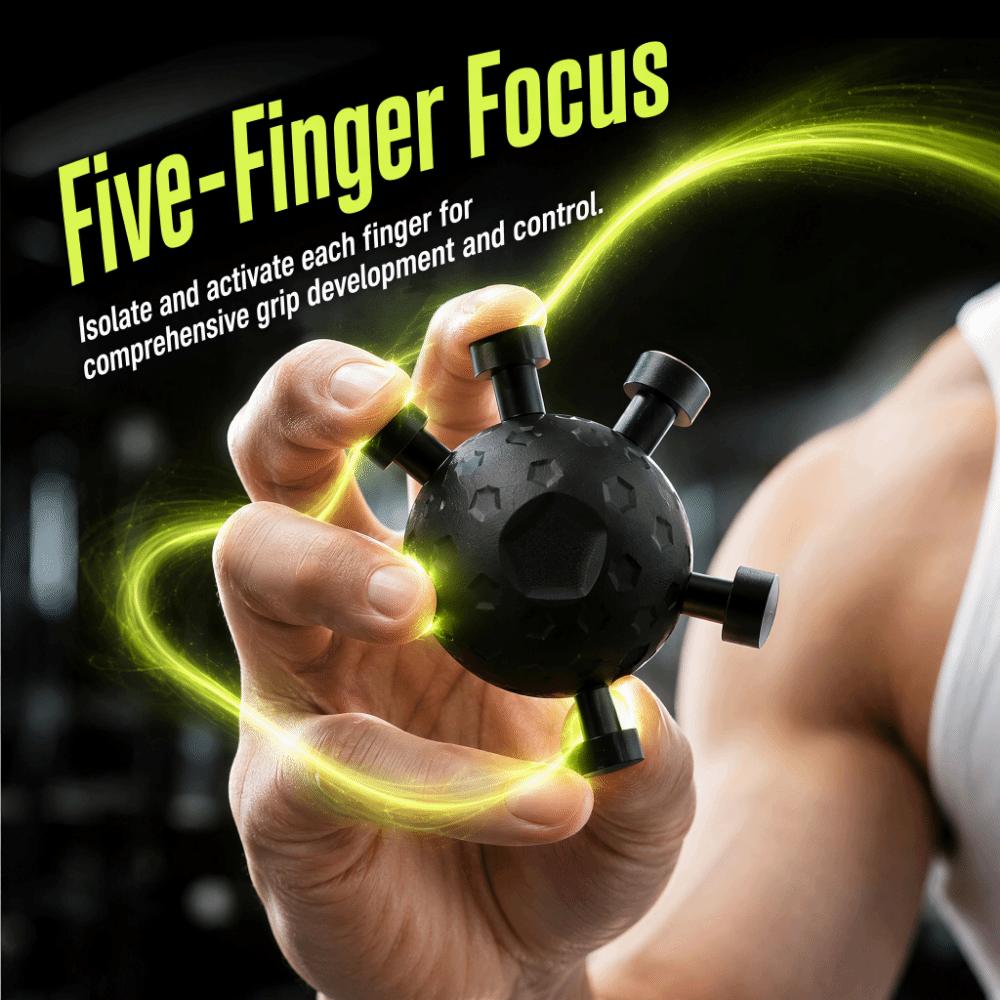 2PCS Muscle Building Finger Grip Strengthener 5 Finger Design Finger Exerciser For Forearm Training