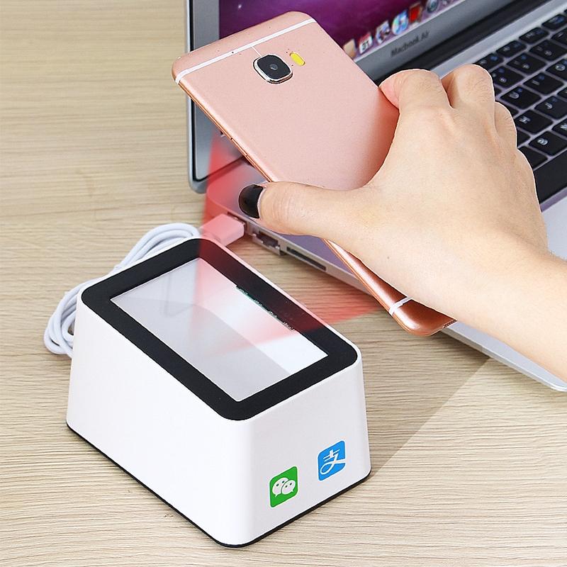 Универсальный USB-сканер Ручной сканер QR-кода 1D и 2D-кода Считыватель Хранит Супермаркеты Считыватель штрих-кода Сканер штрих-кода