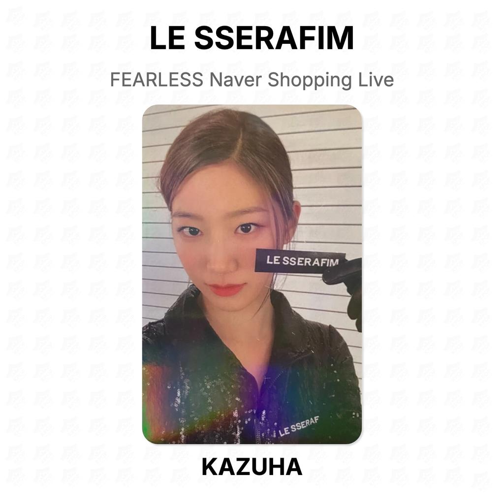 LE SSERAFIM FEARLESS Naver Shopping Live Официальная фотокарточка