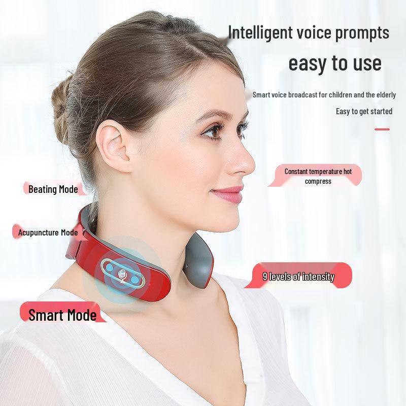 Умный электромагнитный импульсный массажер для шеи и позвоночника