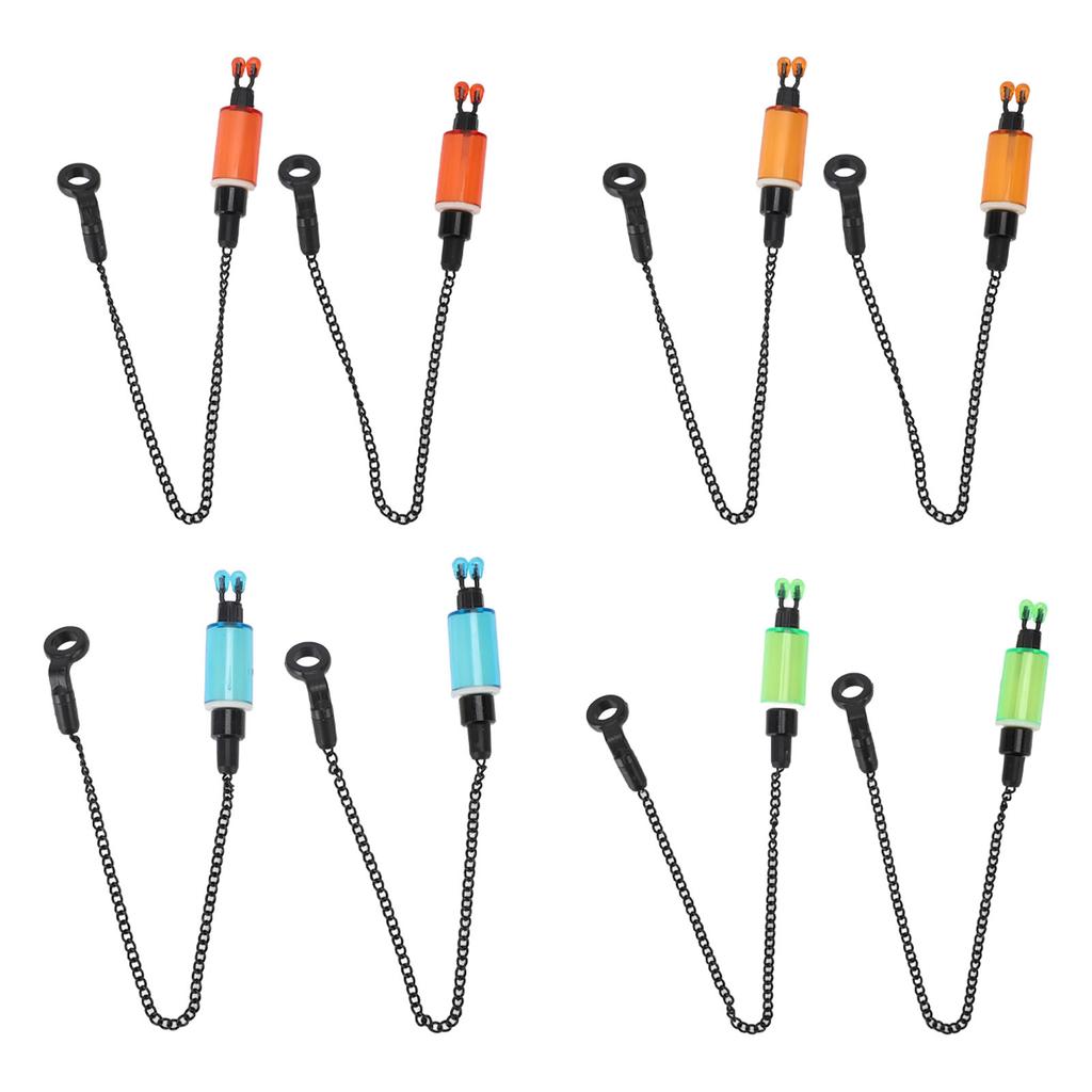 Рыболовный сигнализатор поклевки, яркий цвет, АБС-пластик, нержавеющая сталь, превосходная прочность на разрыв, индикатор поклевки, цепочка для карповой ловли, для пресной воды