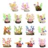 Aquariums Blond Girl Landscape Hideouts Coral Plastic Aquariums Decorations Art Crafts Terrarium Habitat Ornaments
