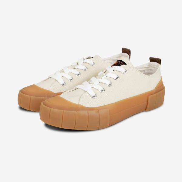 Бежевые кроссовки Box & Cox B&C на резиновой подошве