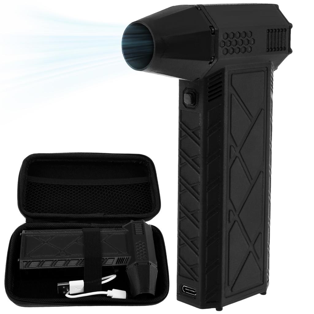 Пылесос со сжатым воздухом, мини-турбовентилятор, 130000 об/мин, 3-ступенчатый регулируемый беспроводной электрический пылесос для очистки клавиатуры ПК