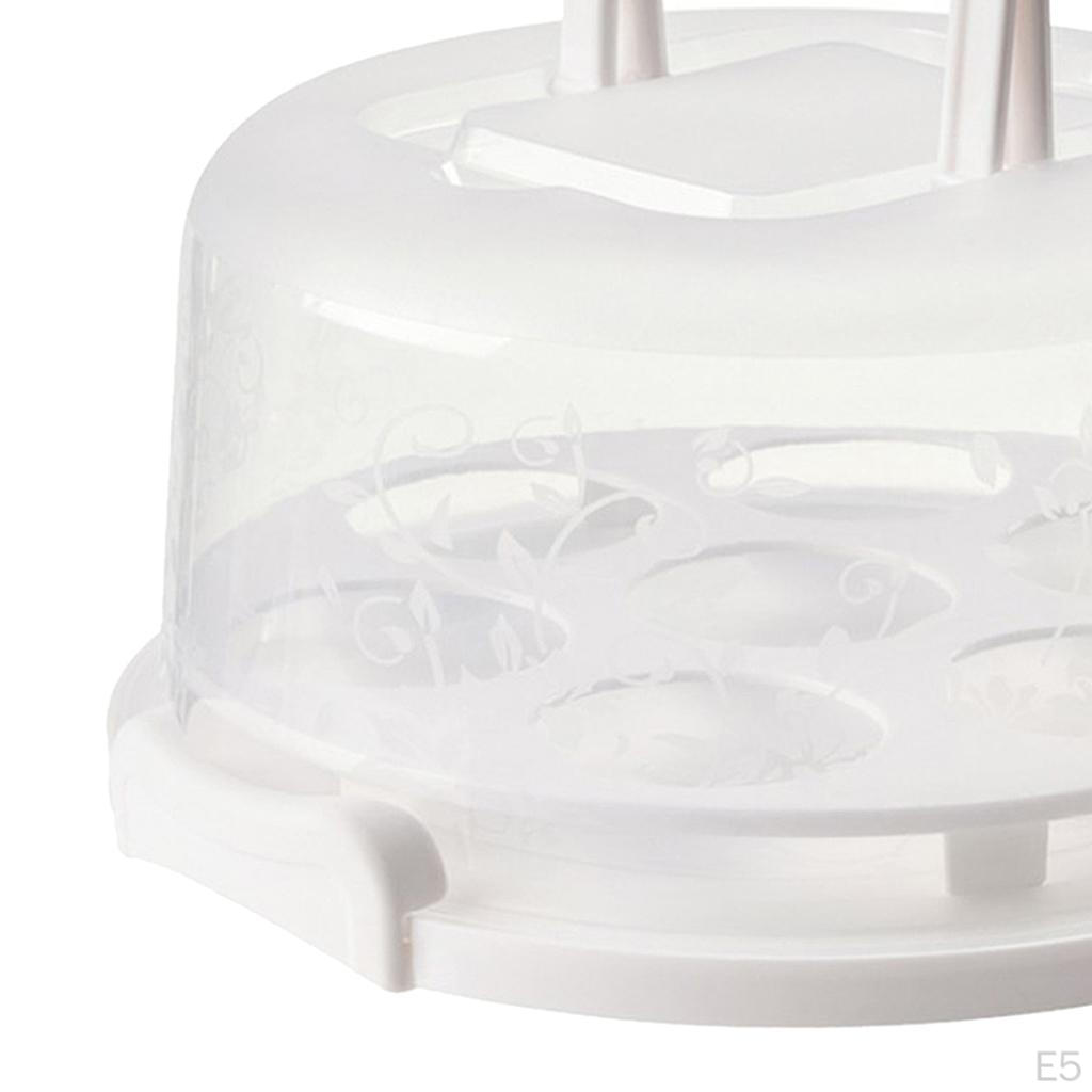 Контейнер-переноска с крышкой для кексов, маффинов, тарталеток, печенья, хлеба. Хранитель продуктов для свадьбы.