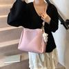 Сумка Женская Тренд Мода Сумка-ведро Весна Новая Простая Повседневная Сумка на плечо Премиум Чувство