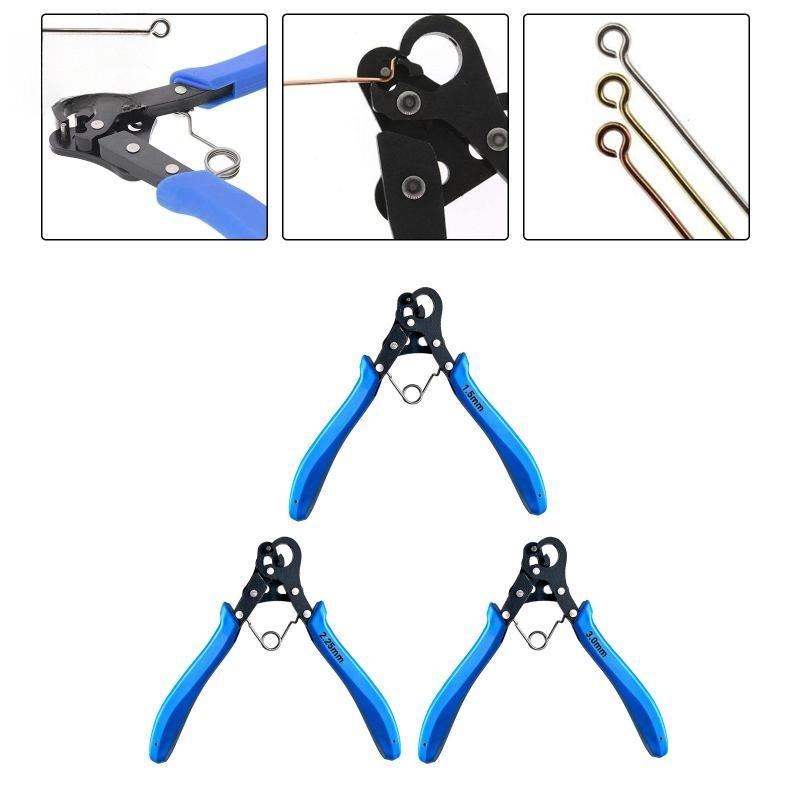 1 Steps Wire Bending Hobby Jewelry Making Tool  DIY Wire Rolling Pliers Jewelry Crafts Round Nose Winding Coil Pliers