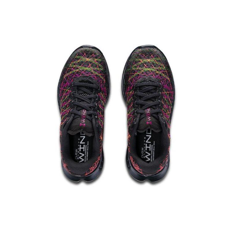 Under Armour Flow Velociti Wind PZ CN Mesh Running Shoes Women Jet Gray 3025223-100