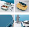 Food Storage Container Dinnerware Stainless Steel Lunch Box Portable Bento Box Food Storage Student