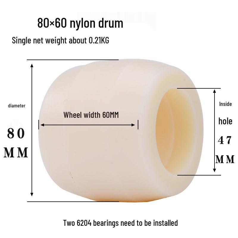 Hydraulic Pallet Truck Nylon Wheels & Iron Core PU Forklift Accessories