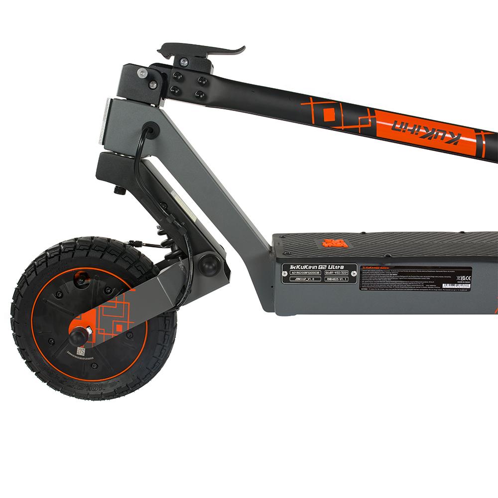 Электросамокат Kukirin G2 Ultra 10-дюймовое колесо Мотор 800 Вт x 2 Двойные дисковые тормоза 48 В 18 Ач Светодиодный дисплей Складной электросамокат Макс. нагрузка 120 кг