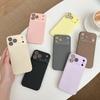Большое Окно Персонализированная Стеклянная Линза Совместимая с iPhone 16 Pro Max Apple 15 Чехол для Телефона 14/13 Матовый Чехол