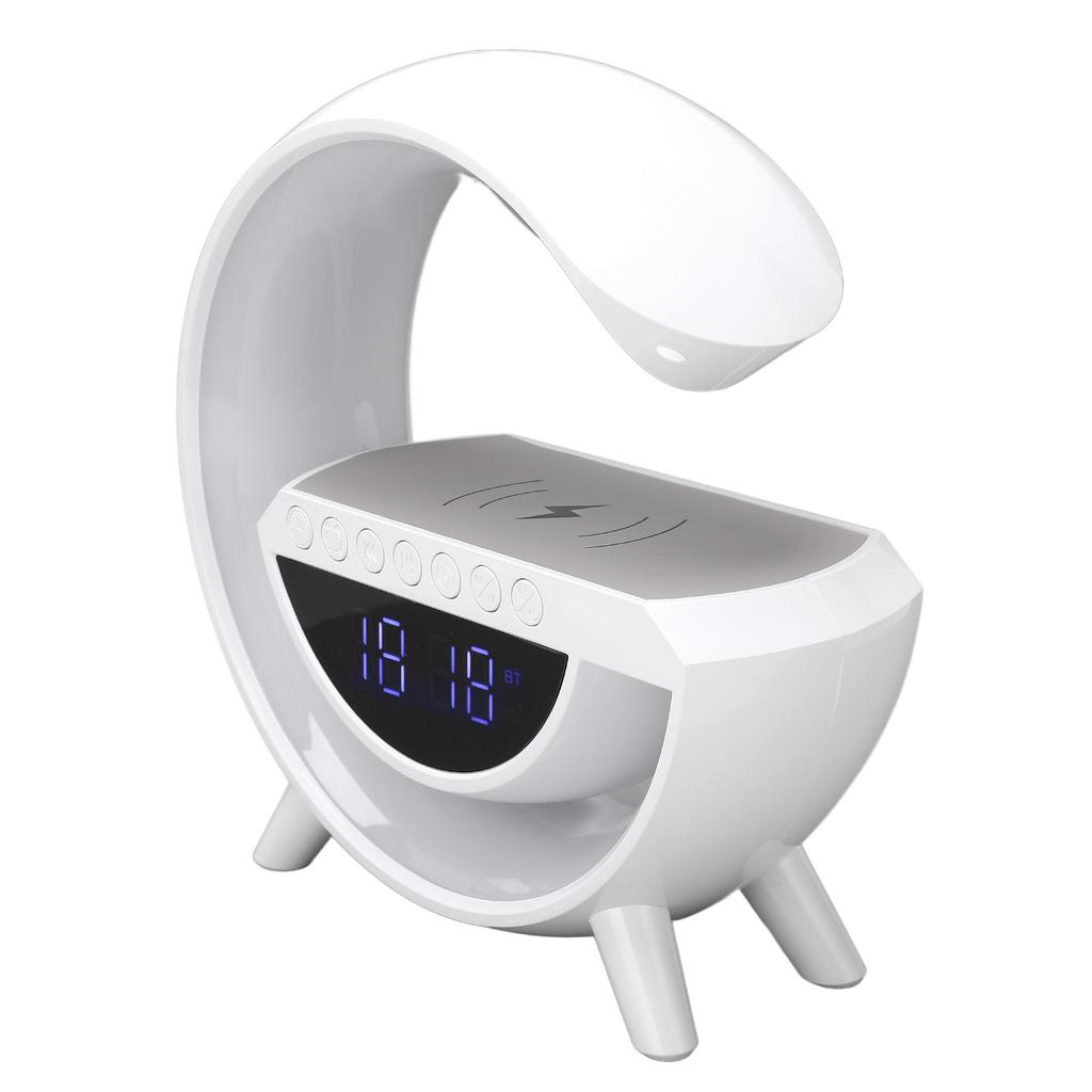 Будильник Bluetooth-колонка Перезаряжаемая Универсальные Беспроводные Часы Bluetooth-колонка для Дома Спальни Офиса DC 5V