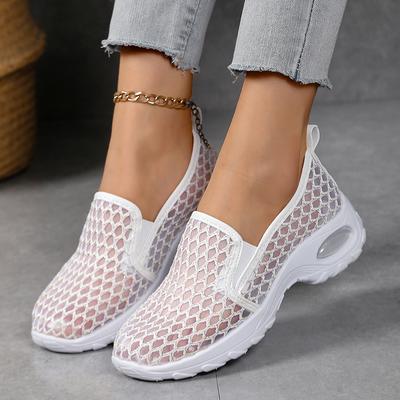 Модные женские повседневные сандалии на плоской подошве, дышащие сетчатые сандалии для ходьбы, легкие удобные уличные туфли на плоской подошве больших размеров для женщин, zapatos de mujer