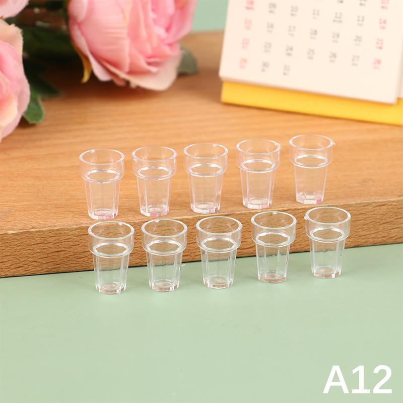 10 шт. мини-чашка для красного вина, имитация мебели, бокал для вина, кубок, декор для кукольного домика