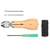 Hand Stitcher Set Needle Thread Screwdriver Sewing Punch Tool Manual Leather Craft Supplies