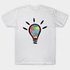 T Shirt Women Lightbulb Electrical Watercolor Harajuku Print Kawaii Tshirt Summer Short Sleeve Female T-Shirt Top Tee