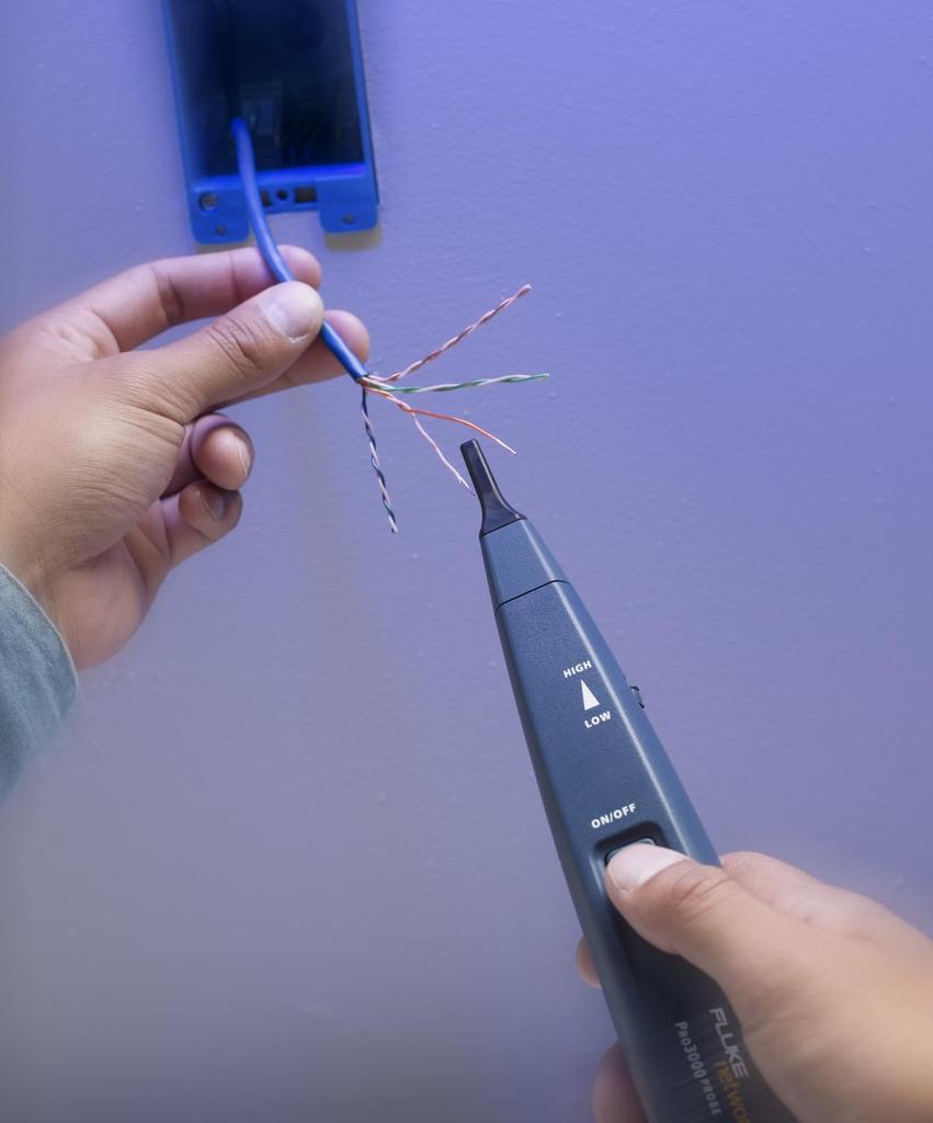 Fluke Networks Pro3000 Analog Tone and Probe Kit 26000900 [Genuine]