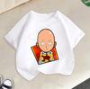 One Punch Man Series Boy Girl Short Sleeve Tops Summer Kids Tshirt Cartoon Saitama Merch Cute Child Casual Clothes Birthday Gift