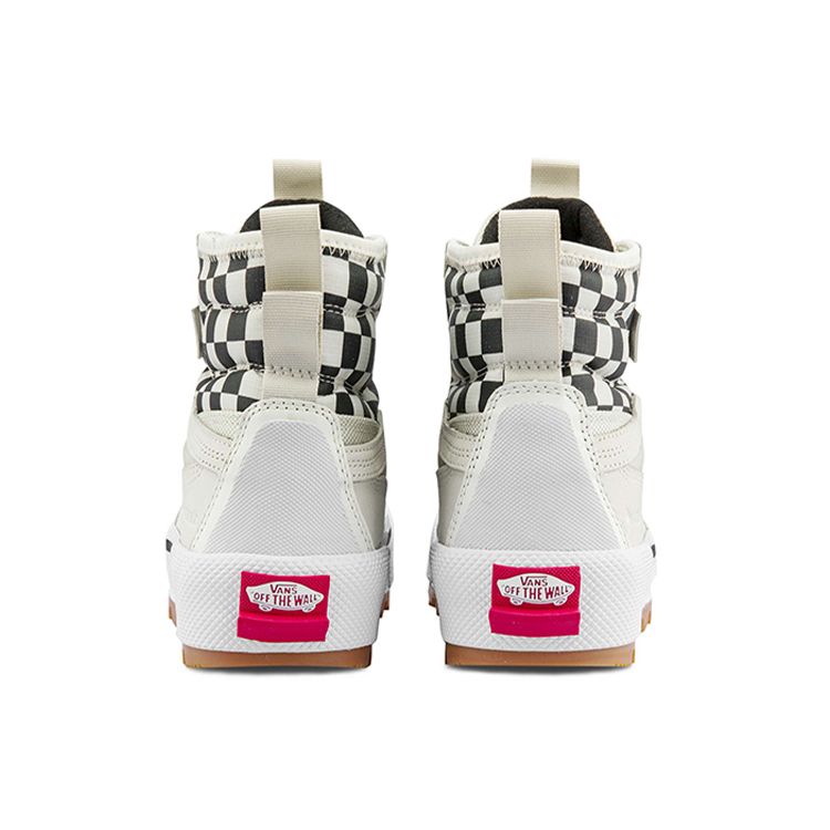 Vans Sk8-Hi GORE-TEX MTE-3 Checkerboard Unisex Sneakers Cream True-White Black VN0A5I1127I