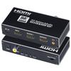 BLUPOW 8K60Hz HDMI аудиоразветвитель 4K120Hz, 1 вход, 2 выхода, оптический селектор, аудиоразветвитель, совместимость с одновременным выводом на два экрана.