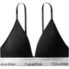 Modern Gravity Letter Underwire Free Soft Support Thin Adjustable Bra Women Underwear Space-Black QF5650-UB1