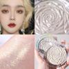 Hudamoji 6 Colors Highlighter Powder Glitter Palette Makeup Glow Face Contour Shimmer Illuminator Ginger Highlight Cosmetics