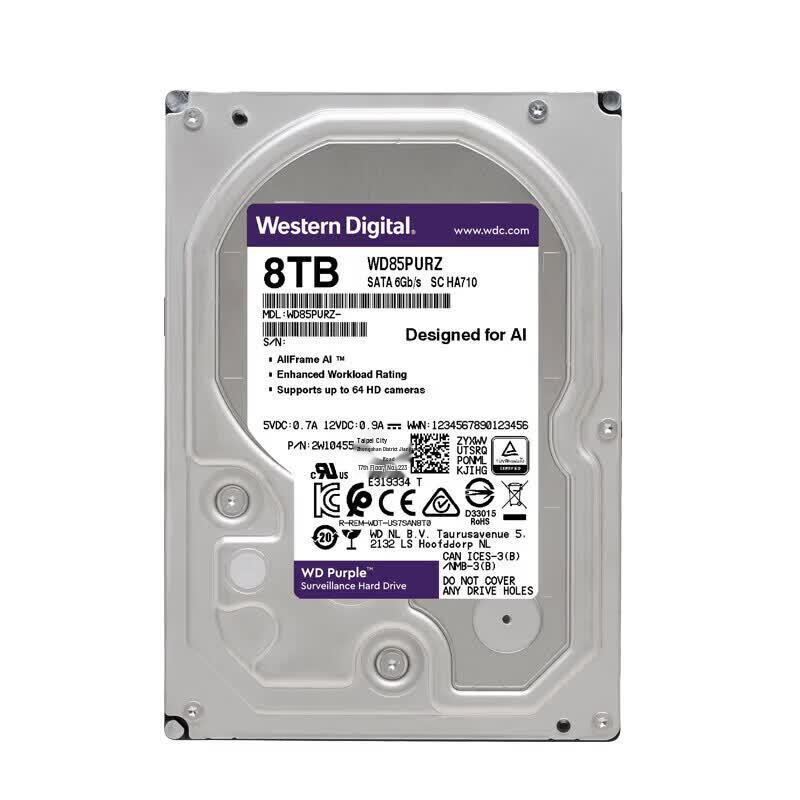 Жесткий диск для видеонаблюдения Western Digital Purple